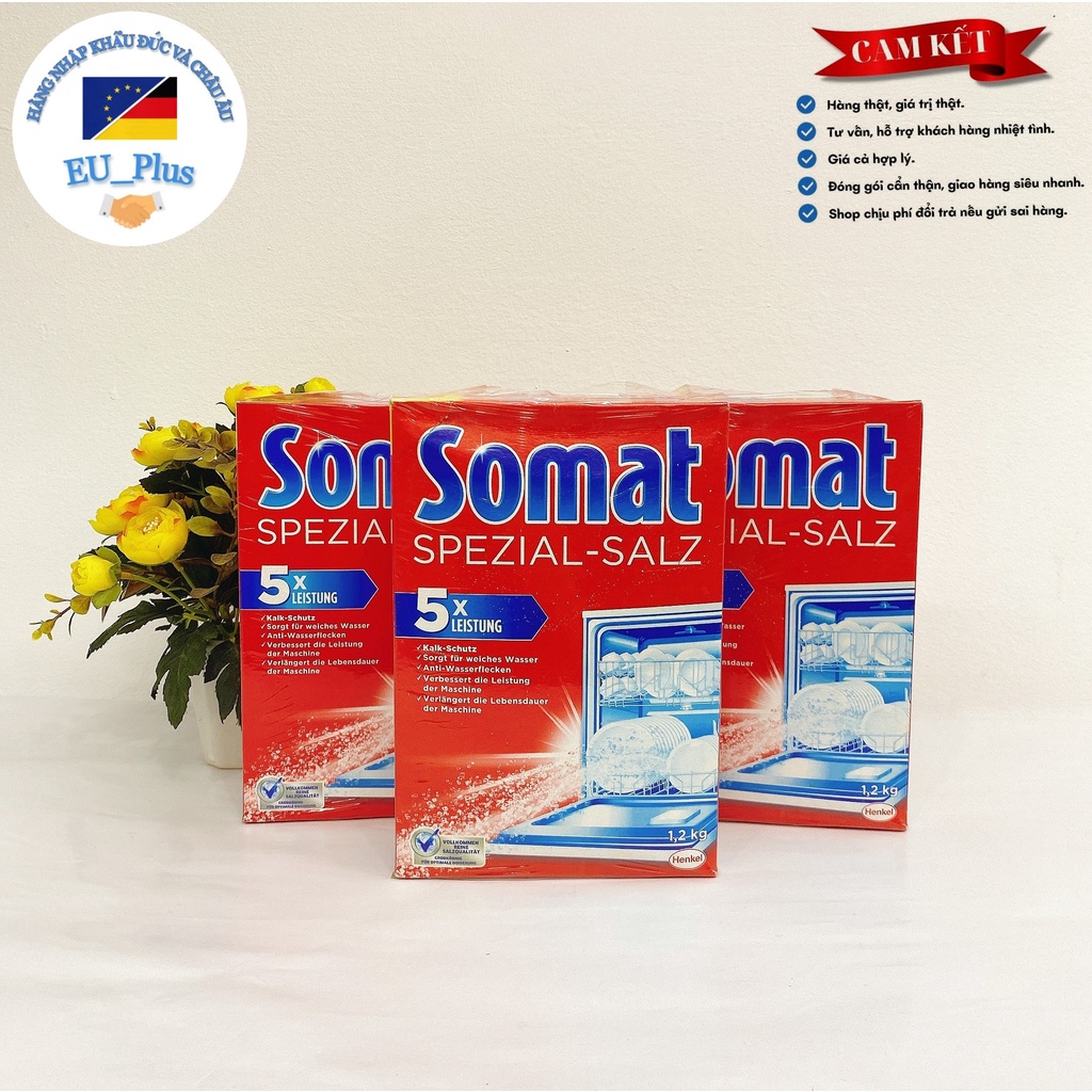 Muối Rửa Bát Somat 1.2kg/Hộp Đức