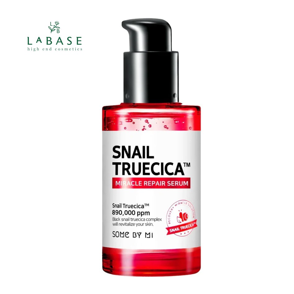 Tinh chất ốc sên đen giảm sẹo lõm - sẹo mụn Some By Mi Snail Truecica Miracle Serum 50ml - Hàng Nhập Khẩu
