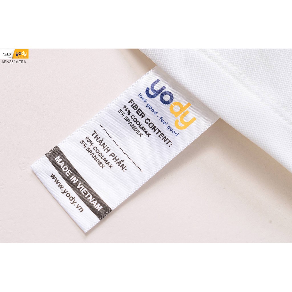 Aó Polo Nữ YODY Coolmax Lacoste Có Cổ Chống Tia UV, Kháng Khuẩn APN3516