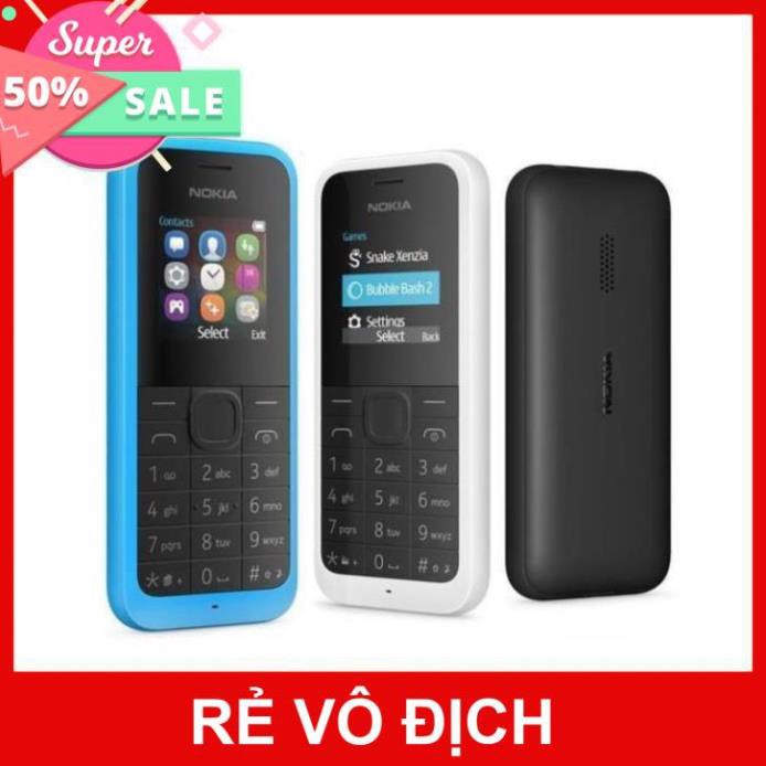 Điện Thoại Nokia 105 Bản 2 Sim Zin Chính Hãng kèm pin sạc