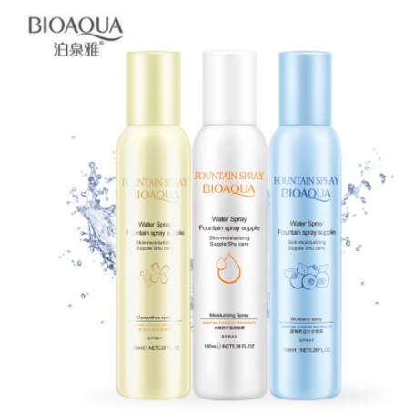 Xịt Khoáng Dưỡng Ẩm Bioaqua Hàng Nội Địa Trung chính hãng kiểm soát dầu 150ml