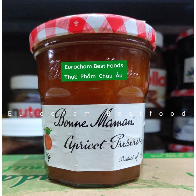 Mứt Hoa Quả Hữu Cơ 370 Gram Trái Cây Dâu Tây Organic hiệu Bonnemaman