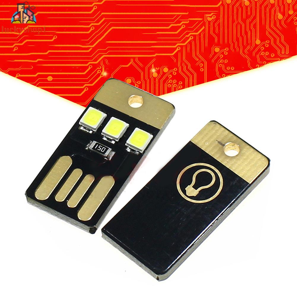 ❤❤❤(Hot products for family life)3pcs Mini LED USB Stick Light Light Lamp 0.2Watt Chip Flashlight Night Light