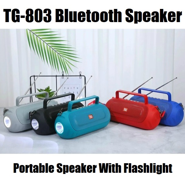 Loa Bluetooth Tg-803 Âm Thanh Siêu Trầm Chất Lượng Cao Kèm Phụ Kiện