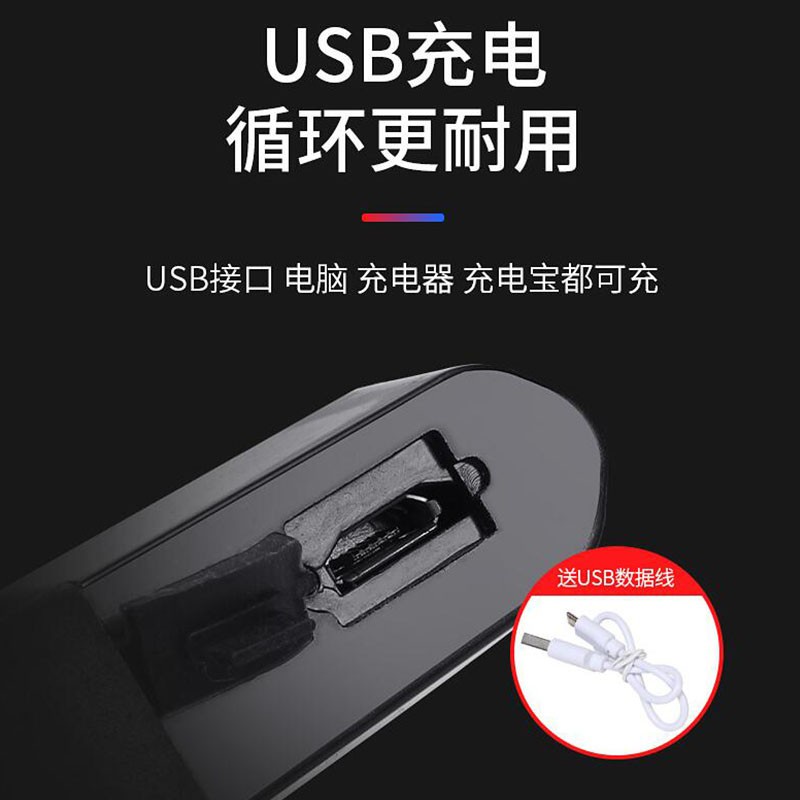 Đèn LED Phản Quang Cảnh Báo An Toàn Gắn Đuôi Xe Đạp Sạc Usb Chống Thấm Nước Dùng Ban Đêm