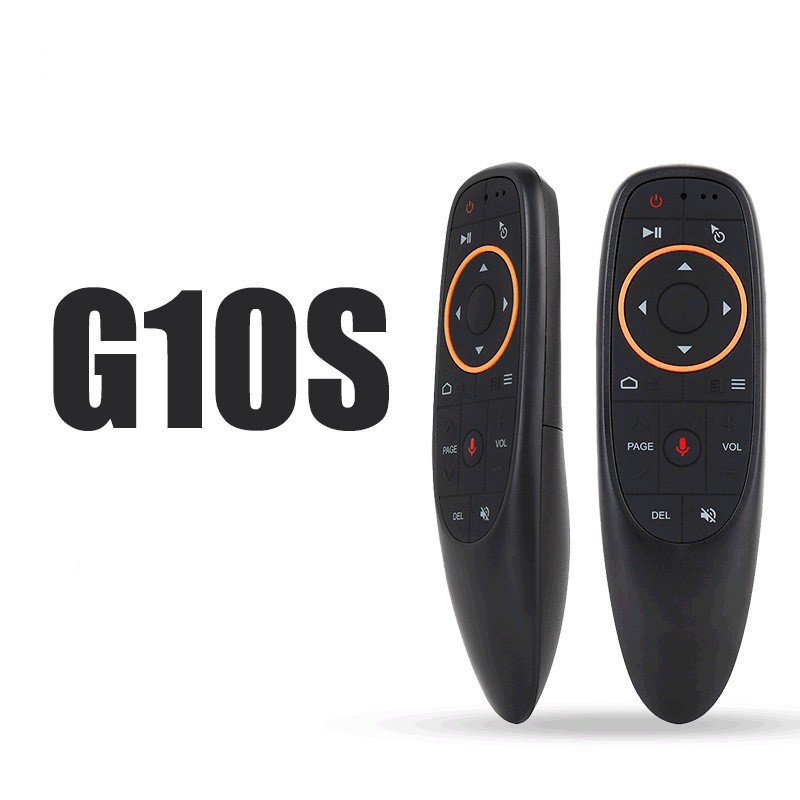Điều khiển không dây tìm kiếm giọng nói chuột bay G10s thông minh một chạm con quay hồi chuyển cho Android box