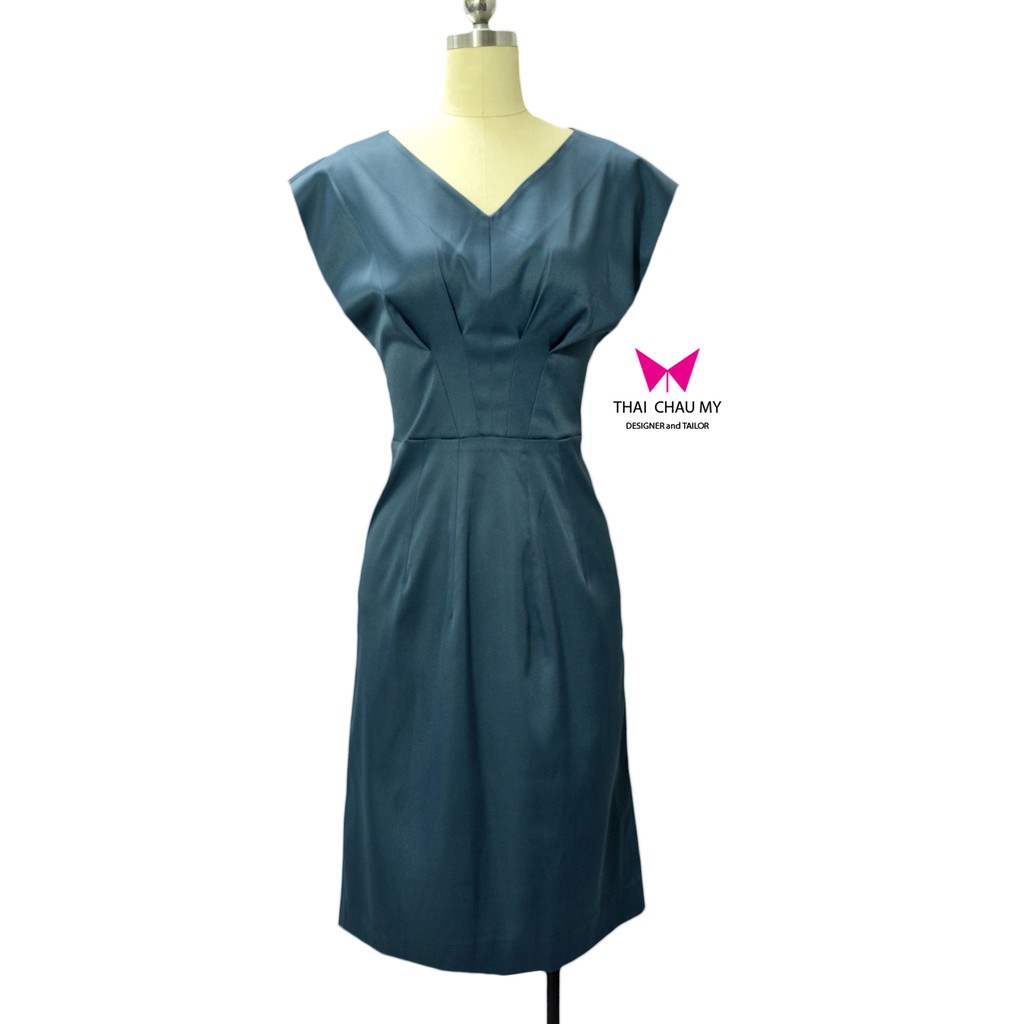 ĐẦM TAY LIỀN CHÍT BEN EO TÔN DÁNG váy mini áo sơmi công sở đồng phục đầm đen dạo phố dự tiệc thời trang thiết kế Chau My | BigBuy360 - bigbuy360.vn