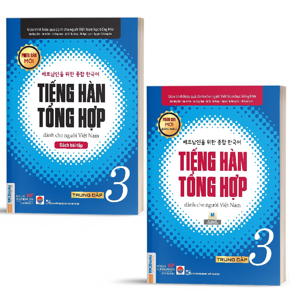 Sách - Combo Tiếng Hàn Tổng Hợp Dành Cho Người Việt Nam - Trung cấp 3