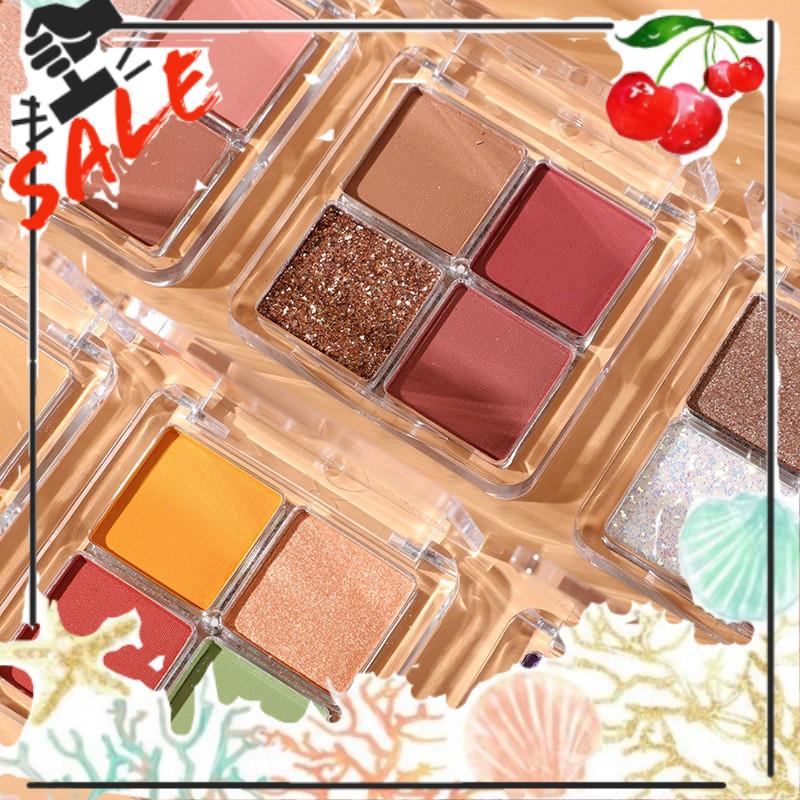 🍀Bảng phấn mắt 4 Ô LAMEILA 3049 nội địa chuẩn màu thiết kế đơn giản tiện lợi