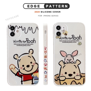 Cartoon Cute Case for Apple iPhone 11 12 Pro 12Pro Max 7 8 Plus 12mini X XS MAX XR Cases Edge Pattern Soft Silicone Camera Protector Painting Back Cover