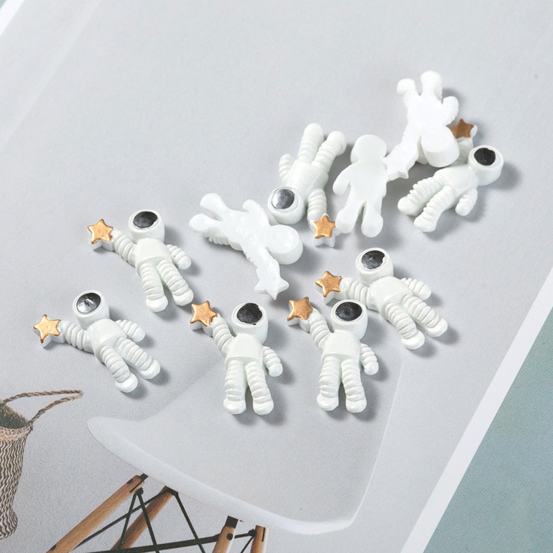Brroa Set 10 Mặt Vòng cổ Làm Trang Sức Hình Phi Hành Gia