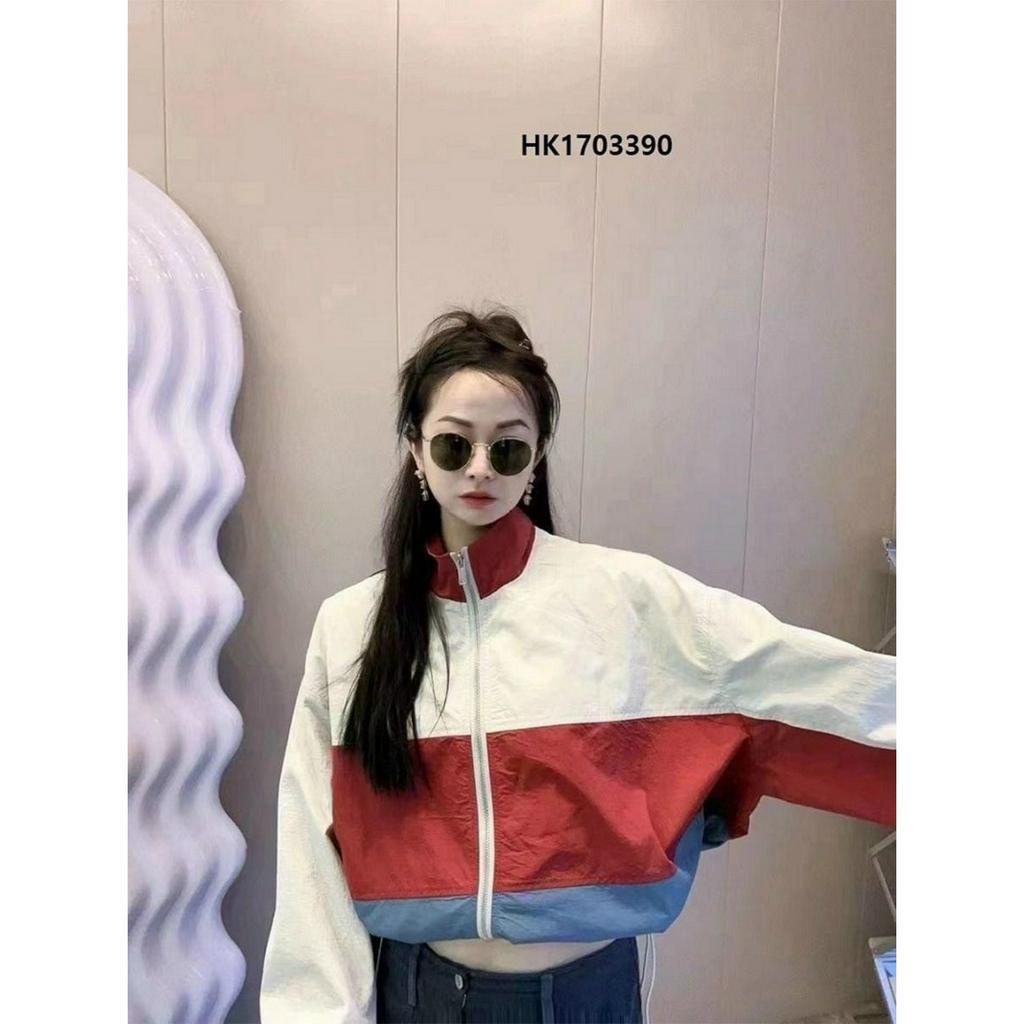 Áo Khoác Dù Form Croptop Cổ Đứng Phối Màu Siêu Hot Hit - ĐĂNG QUANG CLOTHER
