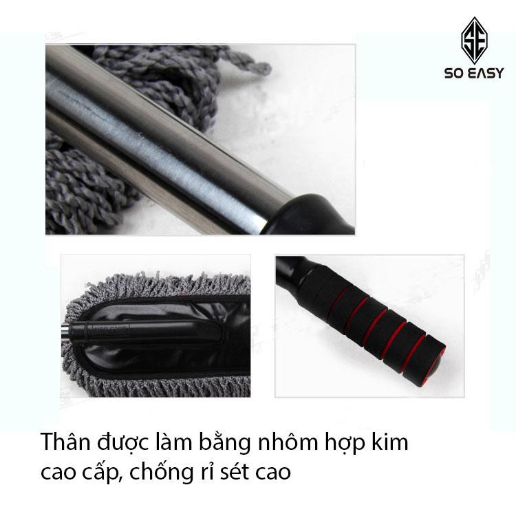 Chổi Quét Bụi Lau Rửa Vệ Sinh Ô Tô Điều Chỉnh Được Độ Dài