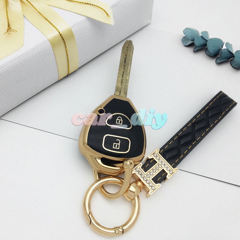 Vỏ Chìa Khóa Điều Khiển Từ Xa 2 / 3 / 4 Nút Cho Xe Hơi Toyota Auris HiLux Corolla Fortuner Prado Verso Camry Reiz Yaris Vitz Vios Rav4 Ractis