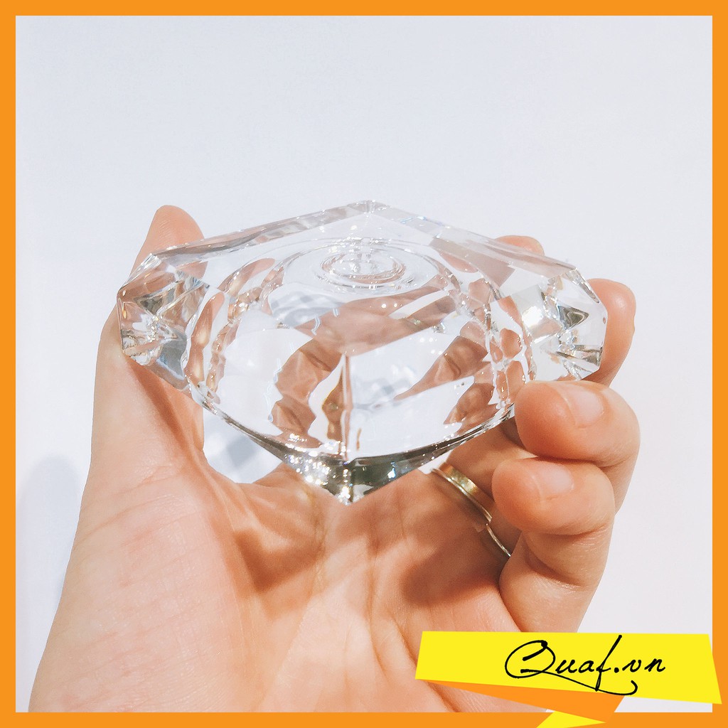 Đế pha lê LIGHT trưng bày sản phẩm, đồ phong thủy, kích thước 5x2cm, 6x2cm