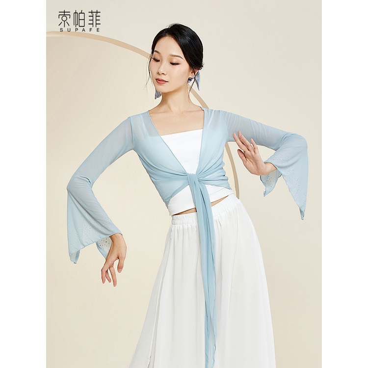 ((M &amp; E) Trang Phục Múa Cổ Điển Tay Loe Thanh Lịch Cho Nữ