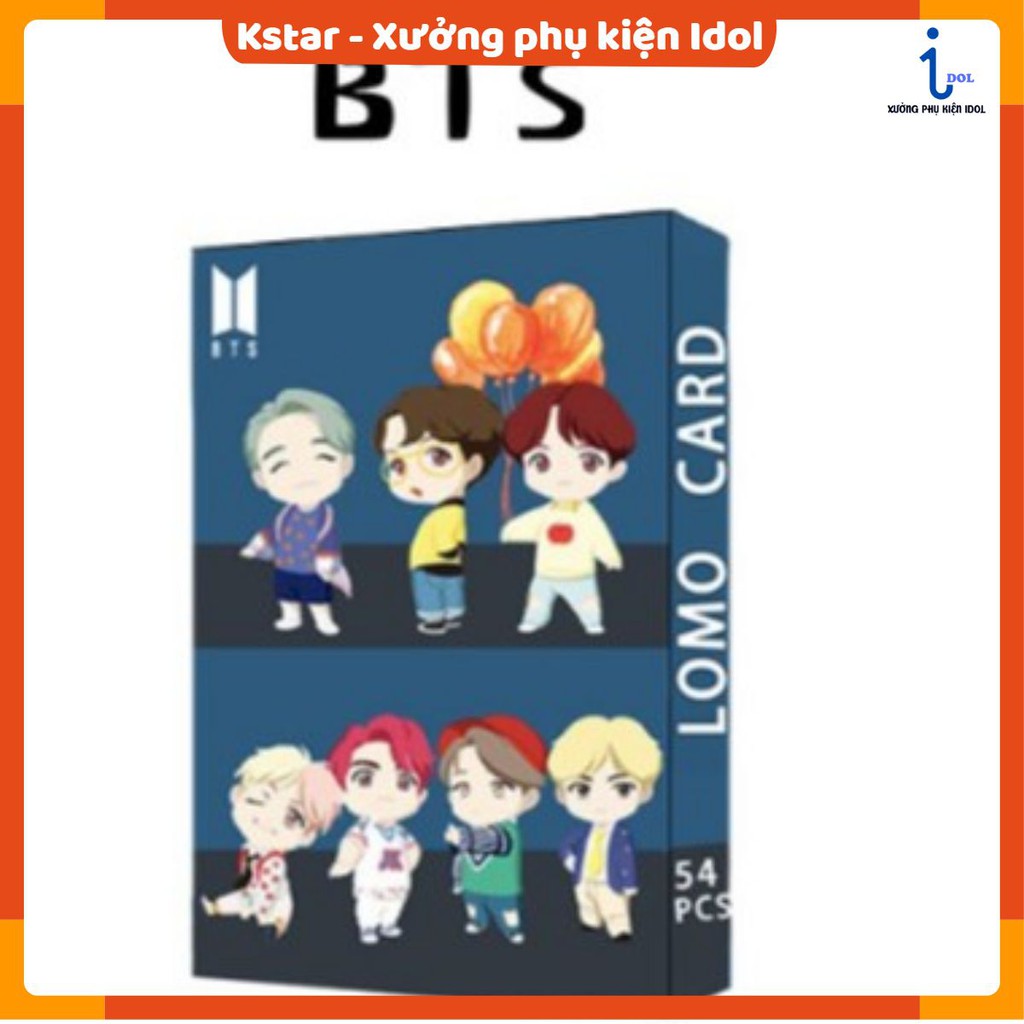 54 Lomo ảnh Bangtan chibi pop up 2019