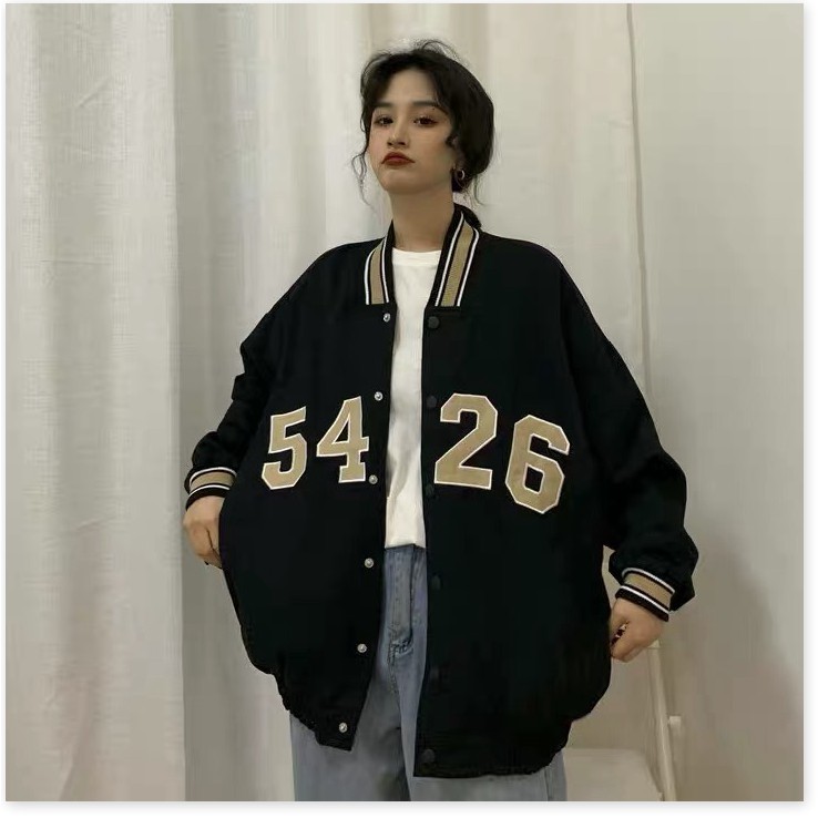 ÁO KHOÁC NỮ BOMBER NÚT BẤM  5426 THỜI TRANG ÁO KHOÁC MỌI THỜI ĐẠI