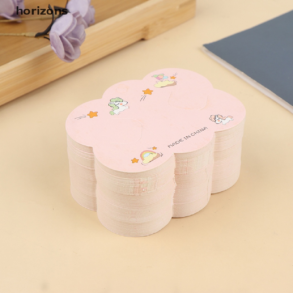 Set 50 thẻ giấy hình đám minh trang trí kẹp tóc/ trang sức chất lượng cao