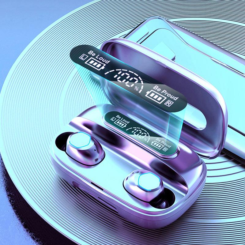Tai Nghe Nhét Tai M9 TWS Bluetooth 5.2 Không Dây Có Màn Hình LED Hiển Thị LED Chất Lượng Cao