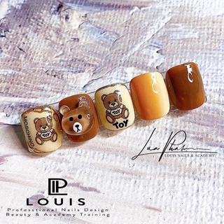 [ĐỒ NAILS] Tấm Dán Trang Trí Móng Hình Gấu