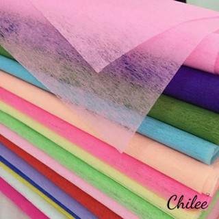 set 50 tờ giấy mếch lụa mỏng gói hoa làm hoa