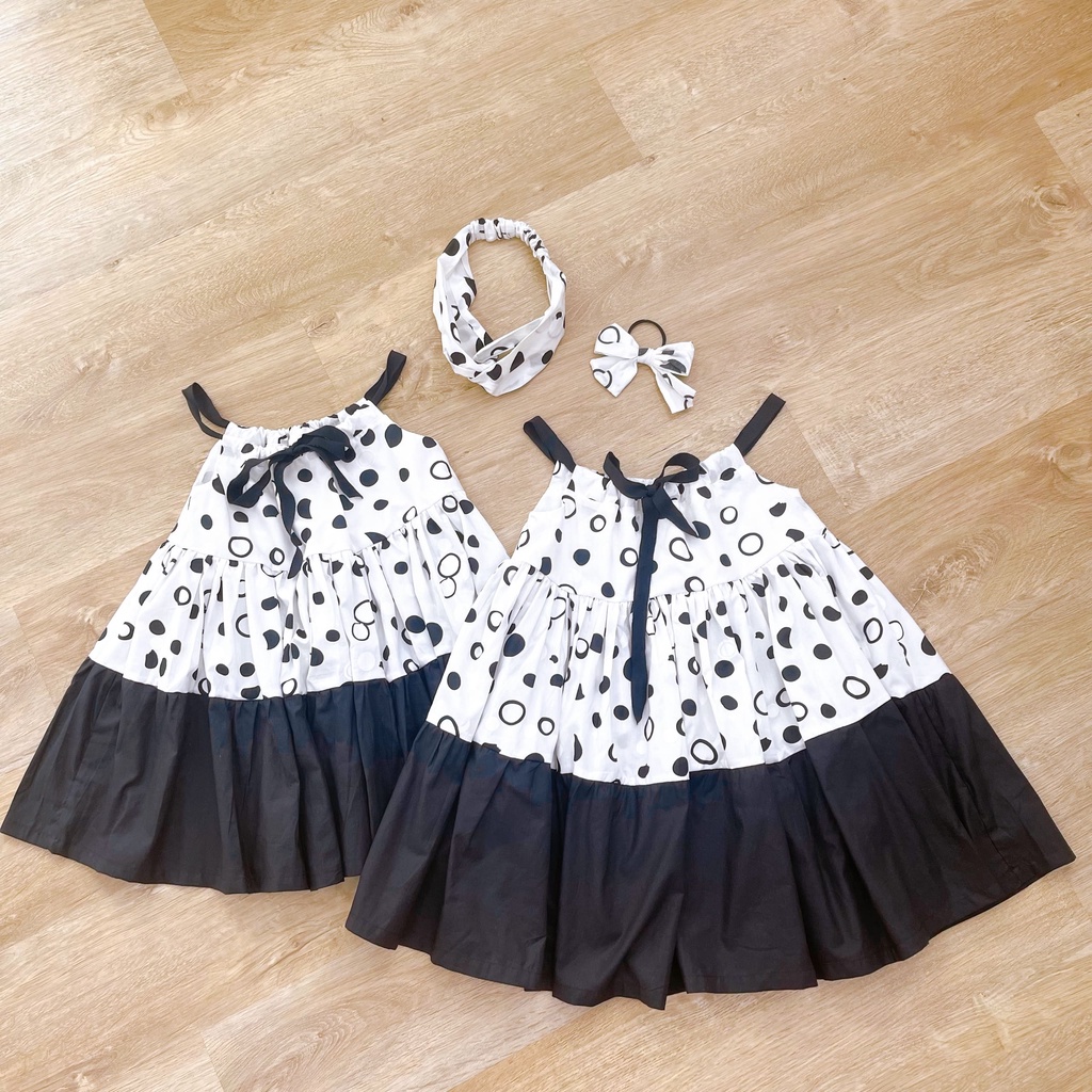 Đầm Đi Biển 3 Tầng Dáng Dài Nhiều Màu Sắc Cho Bé Gái Size 9kg - 46kg Sora Chan - M097,M098,M099