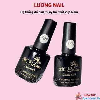 Base top sơn gel MLADEA mini sơn bóng liên kết sơn móng tay gel phụ kiện nail rẻ 8ml