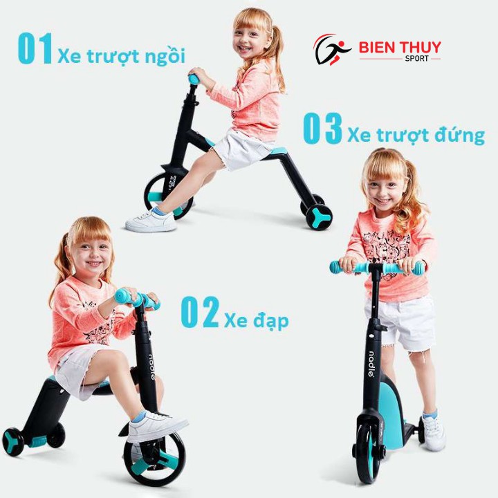 Xe scooter Nadle FW-03 ( 3 in 1 ) 3 màu [ CHÍNH HÃNG ] CỰC RẺ