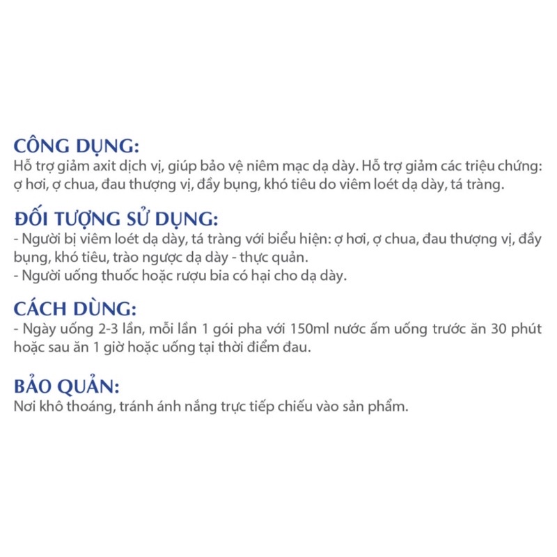 STOMAX BIGFAM Hỗ Trợ Giảm Các Triệu Chứng Đau Dạ Dày Hộp 30 Gói x 5g