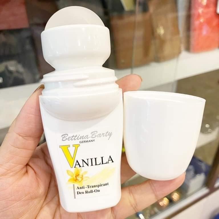 Lăn Khử Mùi Hương Nước Hoa Bettina Barty Vanilla Đức 50ml - GIẢM THÂM NÁCH HIỆU QUẢ - Lăn Nách Vanila Đức