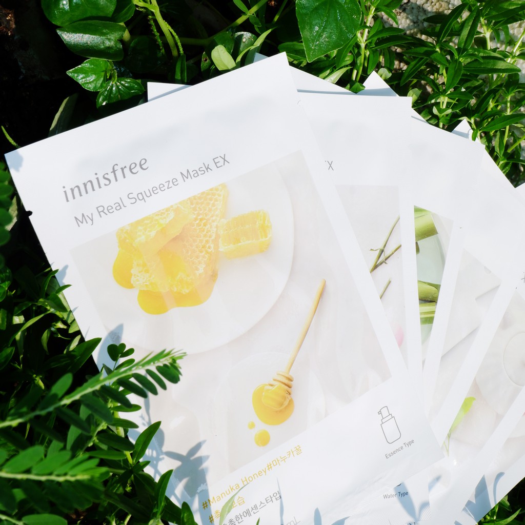 Mặt nạ Innisfree My Real Squeeze Mask có nhiều loại 20ml NPP Shoptido