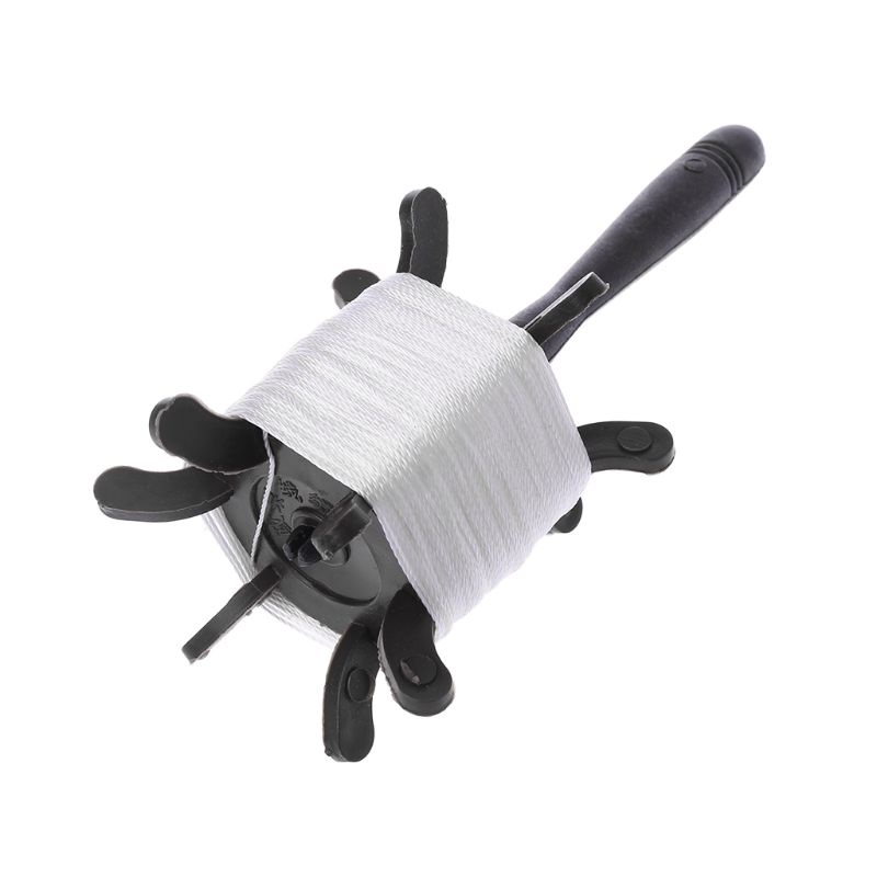 Cuộn Dây Thả Diều Màu Trắng Dài 100m Kèm Dụng Cụ Quấn