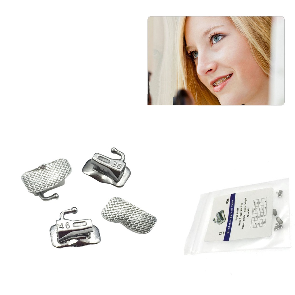 Ống Mắc Cài Niềng Răng Chỉnh Nha 0.022 Roth/Mbt số 6