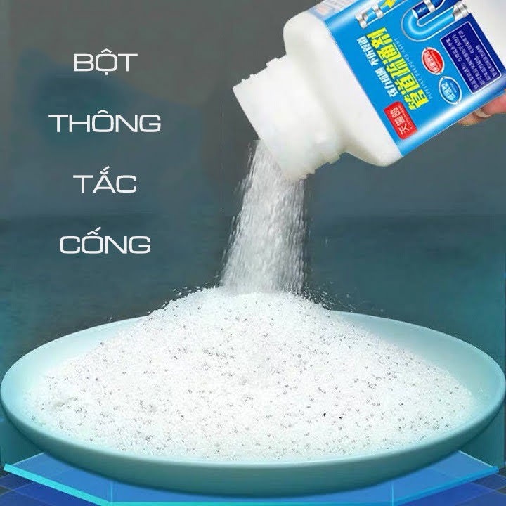 Bột Thông Cống YUHAO Cực Mạnh - Thông Tắc Cống, Đường Ống, Bồn Cầu, Bồn Rửa Mặt,Trọng Lượng 280g