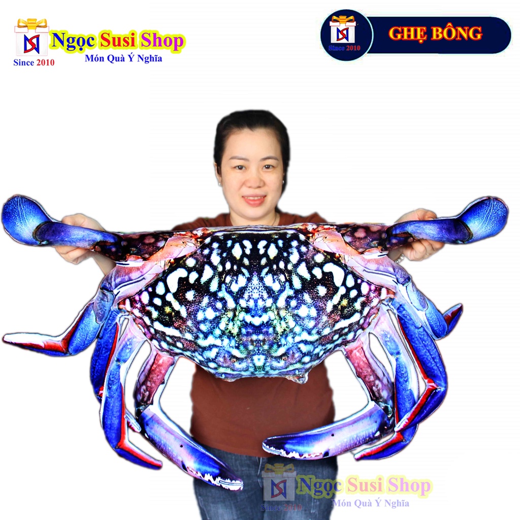GỐI ÔM TÔM HÙM ALASKA , CUA ĐỎ , GHẸ BÔNG 3D NHỒI BÔNG SIÊU MỊN
