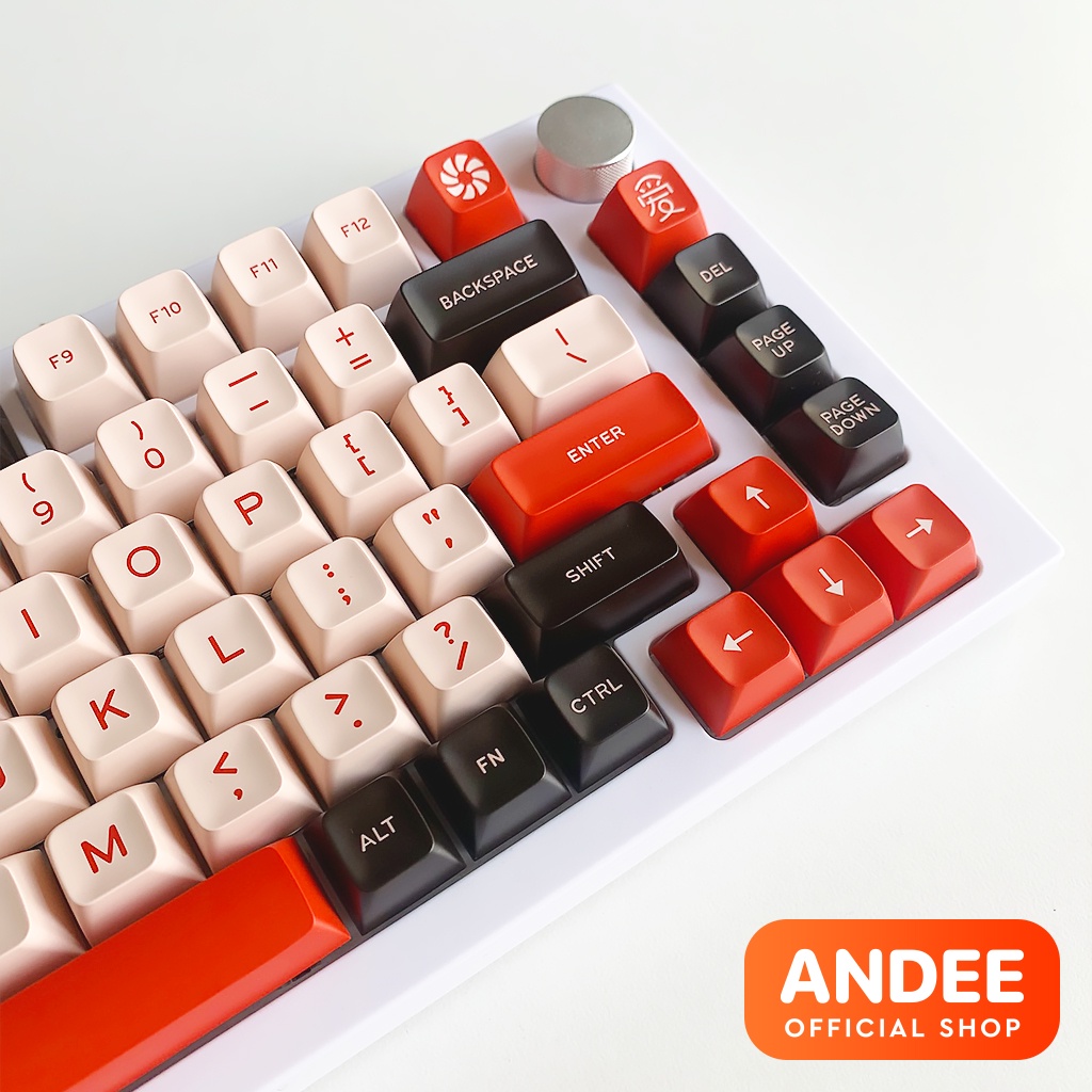 Keycap SA Aifei Flamingo nút bàn phím ABS Doubleshot màu đẹp 172 nút dành cho bàn phím cơ