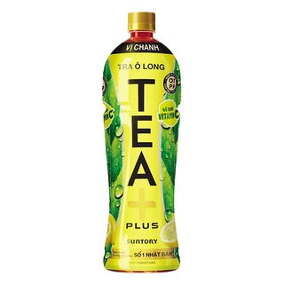 Trà ô long tea plus vị chanh chai 1 lít