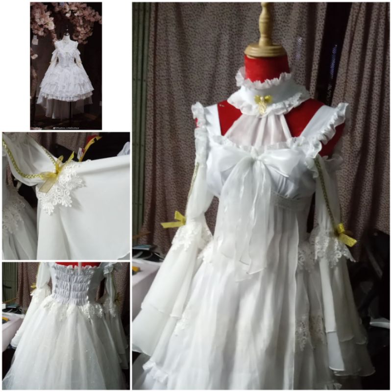 Đầm Cosplay  trắng tinh khôi