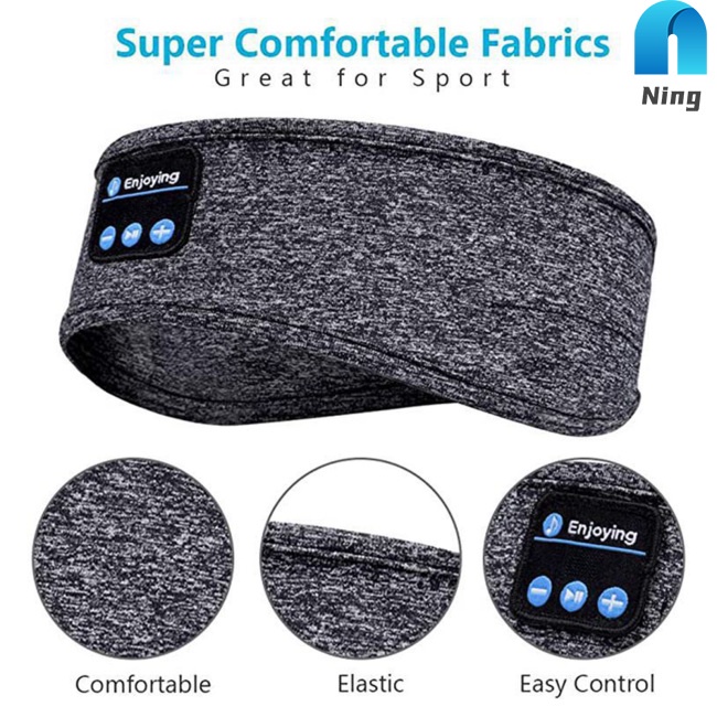 Ning Băng Đô Thể Thao Tích Hợp Bịt Mắt Tích Hợp Tai Nghe Bluetooth Không Dây Tiện Dụng