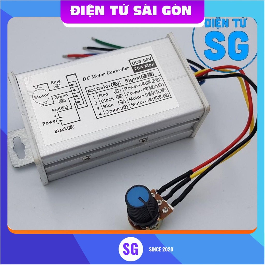 Bộ điều khiển tốc độ động cơ 20A - 0BFH