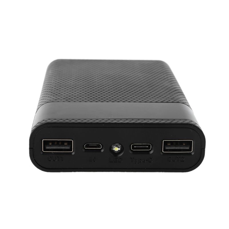 Sạc Dự Phòng 4 Pin 18650 Có Đèn Led Cho Điện Thoại