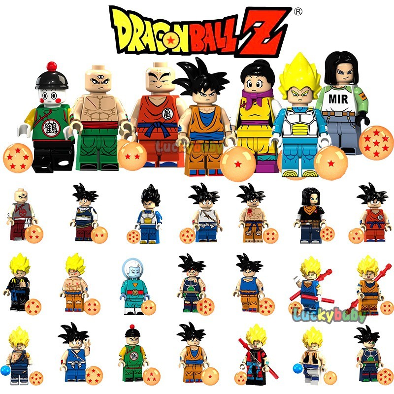 ( Xả siêu phẩm !!! )Mô hình đồ chơi Lego Nhân vật Goku trong phim hoạt hình Dragon Ball
