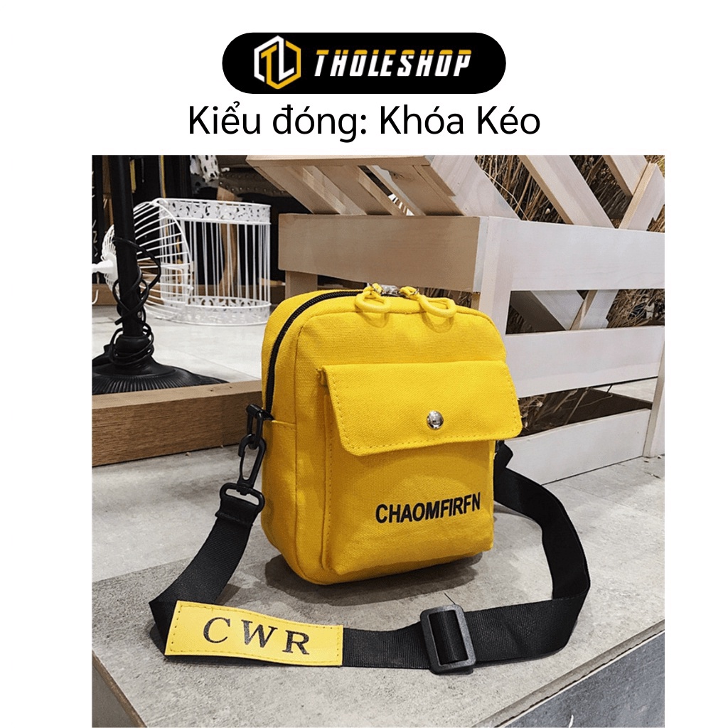 [SGD] Túi Tote Đeo Chéo - Túi Xách Vải Canvas Đẹp Đi Chơi Thời Trang Hàn Quốc Chaomfirfn 8274