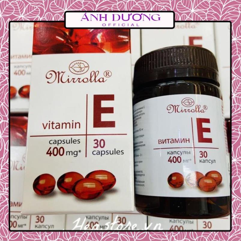 Vitamin E đỏ Mirrolla NGA 270mg, Nga mẫu mới - anhduong.official.vn