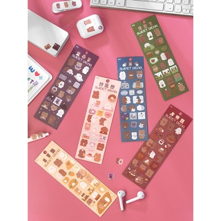 St007-set 2 tấm sticker sweet bear