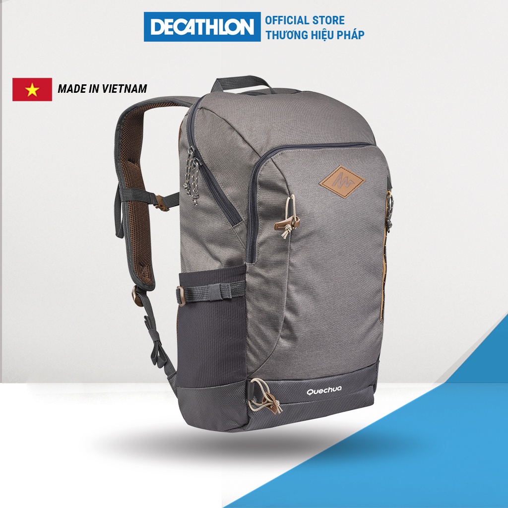 Balô leo núi dã ngoại Decathlon QUECHUA NH500 20 lít - Xám