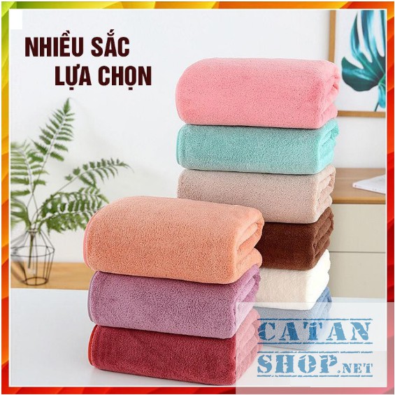 Khăn tắm lông cừu hàn quốc cao cấp 70x140 cm chất bông siêu mềm mịn thấm nước cực nhanh Loại 1 GD389-KhanHQ-Ktam