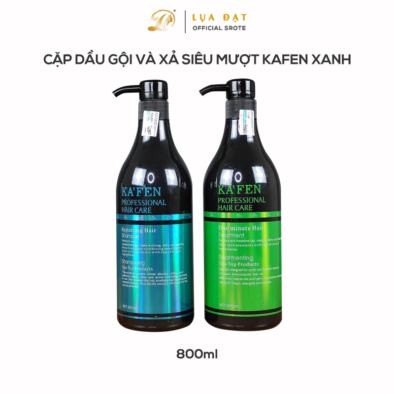 Dầu cặp siêu mượt KA’FEN bổ sung vitamin E dành cho tóc khô xơ hư tổn trẻ ngọn 800ml