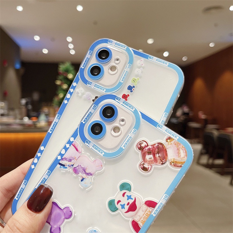 Ốp lưng iphone trong hoạt hình gấu bảo vệ cam 6/6s/6plus/6splus/7plus/8plus/x/xsmax/11/11promax/12/12pro/12promax/13